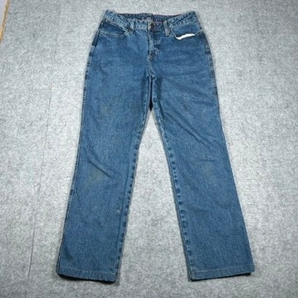 Wrangler denim jeans women 8 Blue Aura Straight Leg Casual Western Classic